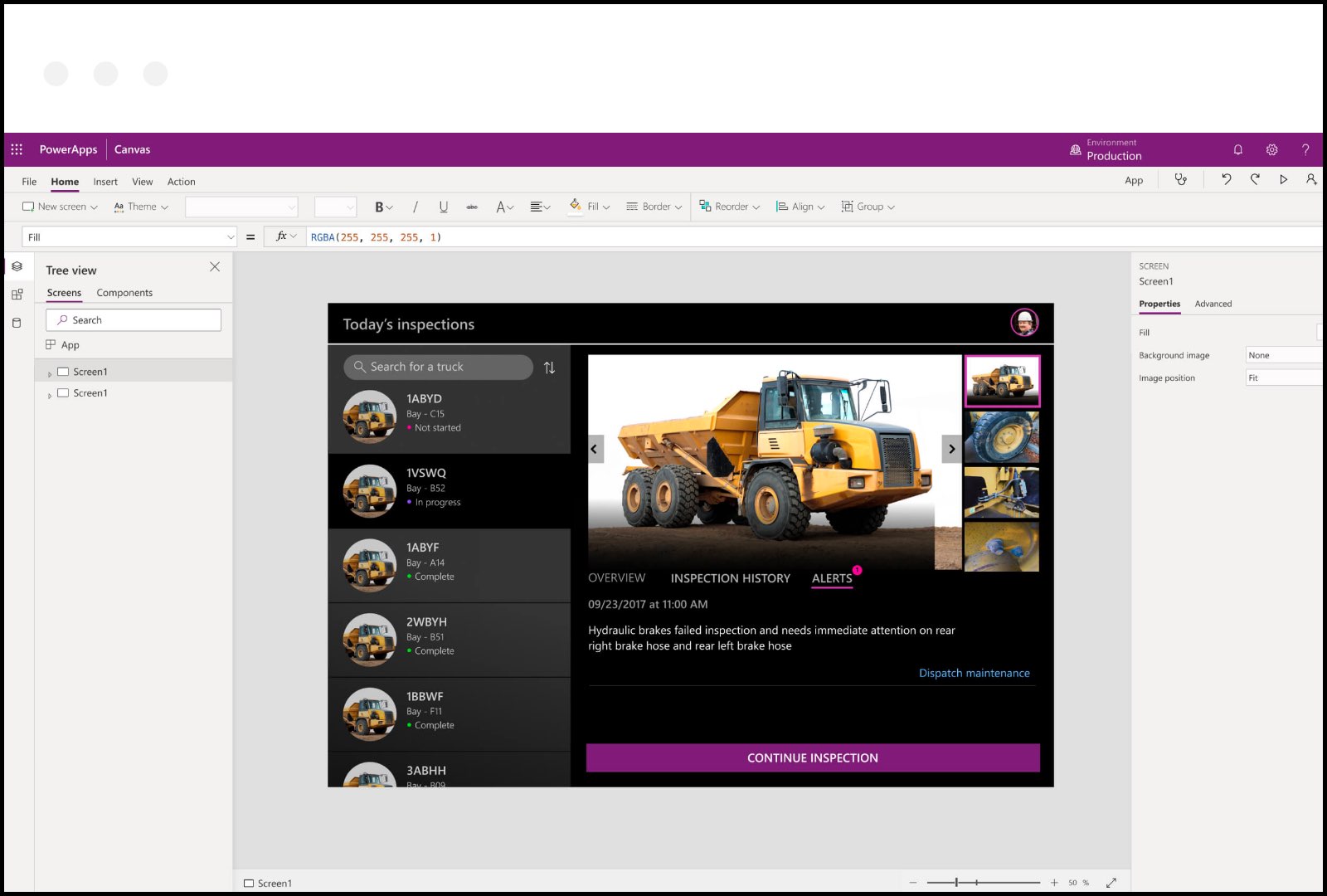 Microsoft Power Apps screenshot