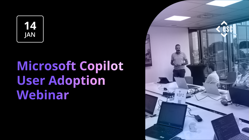 Zo stimuleer je medewerkers om Microsoft Copilot maximaal te gebruiken tijdens het Copilot User Enablement Webinar.