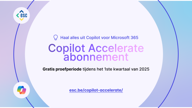 Copilot Accelerate abonnement met events, sessies en trainingen over Copilot voor Microsoft 365